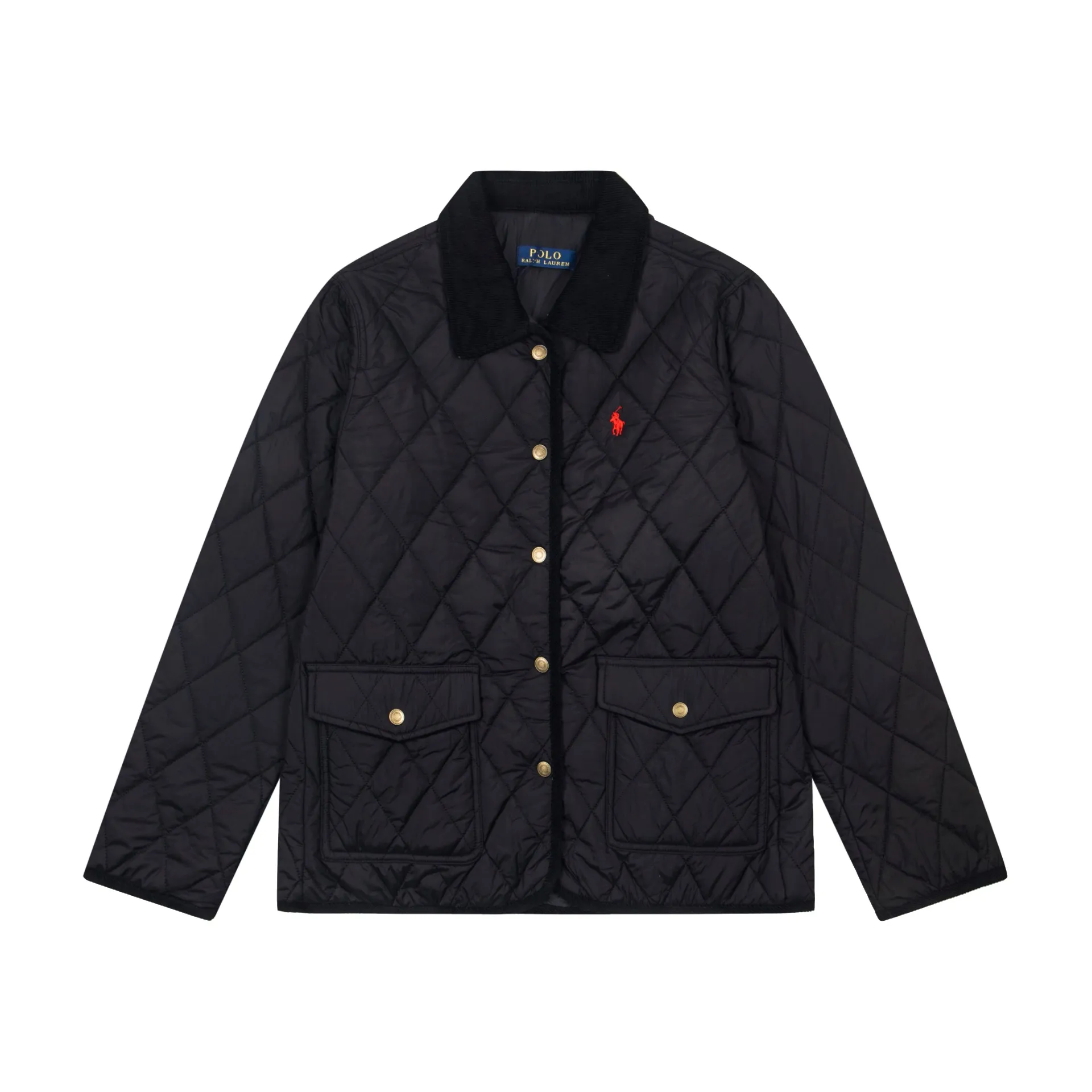 P330 Model No.: G130 Ralph Lauren New Ralph Lauren chest logo embroidery diamond plaid lapel corduroy cotton jacket 1️⃣Selected high-quality high-elastic cotton, perfect control of workmanship details, exquisite small logo embroidery on the chest, corduroy color-blocked lapels, pocket design full of details, highlighting personality! The version is simple but not simple! 3️⃣It is very youthful and energetic, and can be easily worn by both men and women. It is very in line with the fashion aesthetic concepts of today's young people! 4️⃣A full set of customized accessories, complete with three standards, same style for men and women, a must-have for couples! Color: black, navy blue, apricot Size: S, M, L, XL
